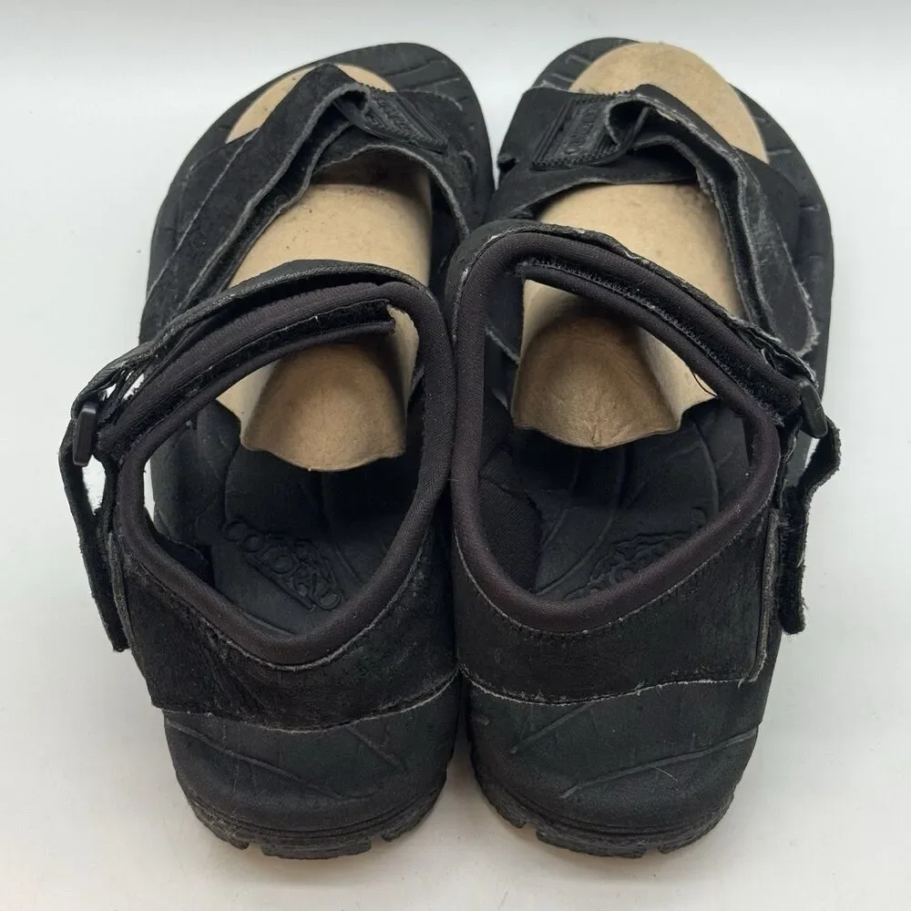 Colorado Hiking Water Sports Sandals Men's 11D Black Hook & Loop Adjustable Shoe